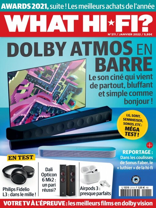 Cover image for What Hifi France: No. 211